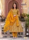 Kalki Vol 1 By Radhika Printed Anarkali Kurti With Bottom Dupatta Wholesale Shop In Surat